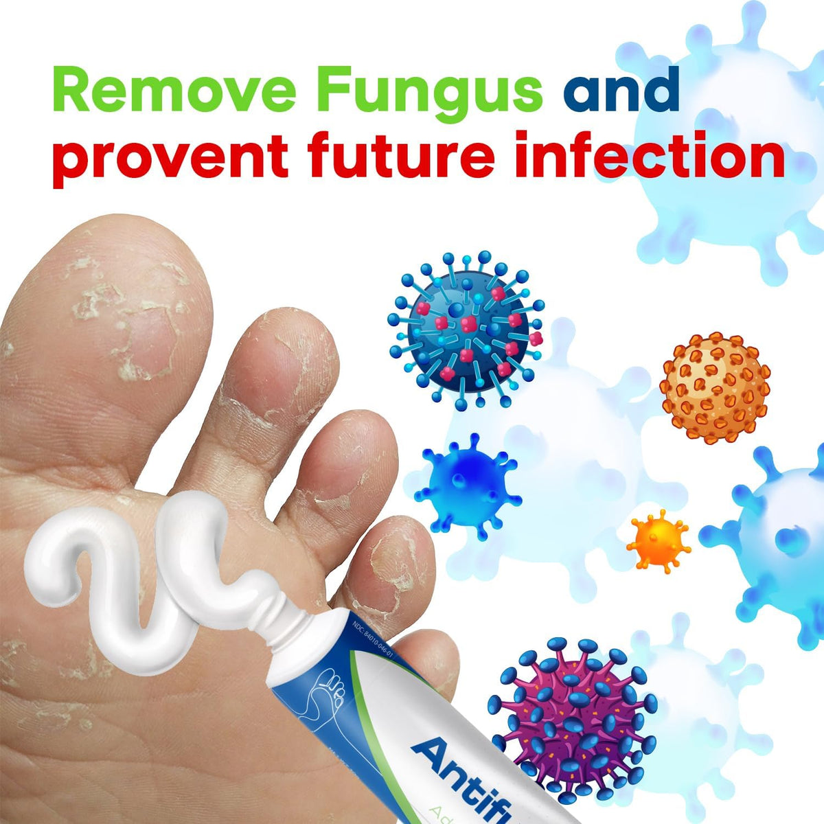 Antifungal Cream for Foot and Body: Fast Relief Athlete's Foot Jock Itch Psoriasis Ringworm Eczema Rashes - Powerful Herbal and Miconazole Formula 30g(Pack of 2)